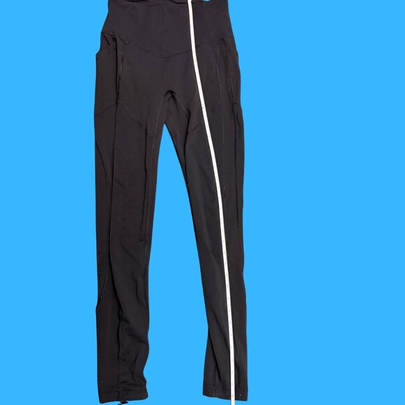 Lululemon Black High-Rise Pocket Leggings – Size 4 (Sculpting Fit) - Picture 5 of 8